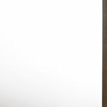 40" Brown Wood Framed Accent Mirror
