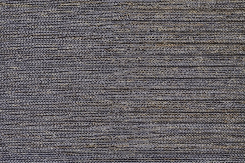 8' X 11' Brown Blue And Taupe Hand Woven Area Rug