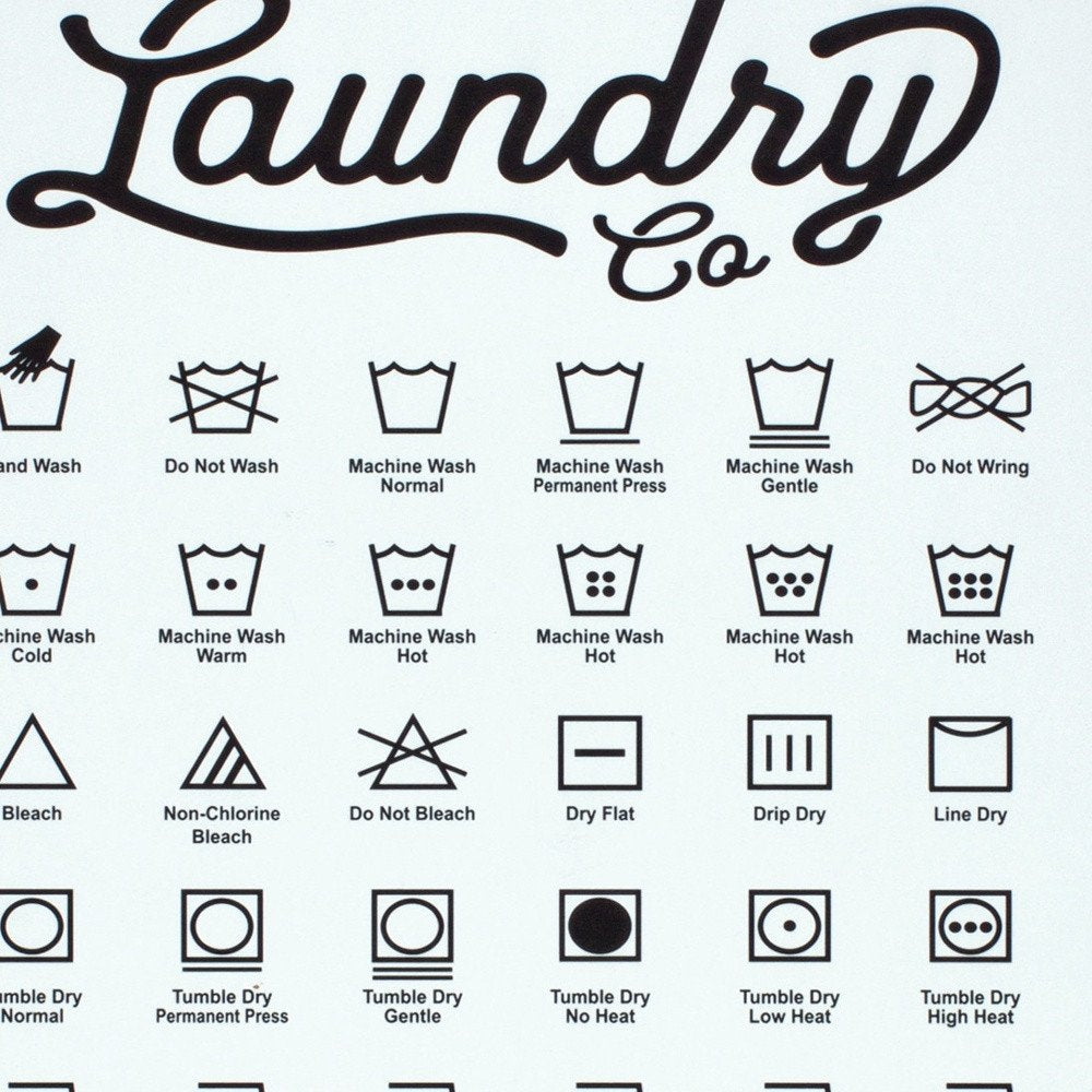26" X 20" White And Black Laundry Wood Wall Decor