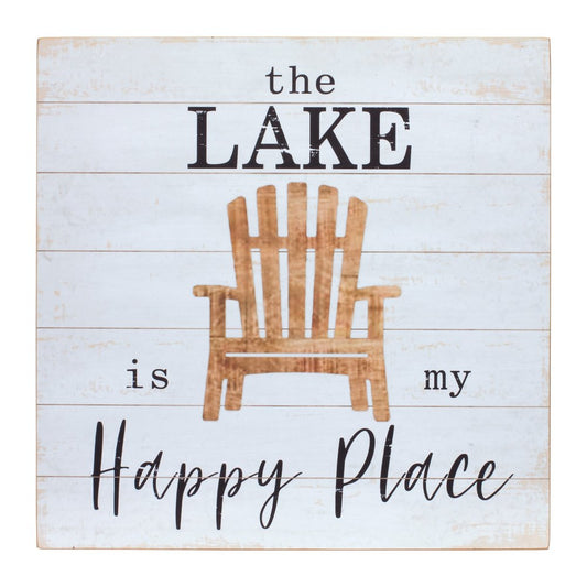 Set of Two White Black And Gray Lake Square Framed Art