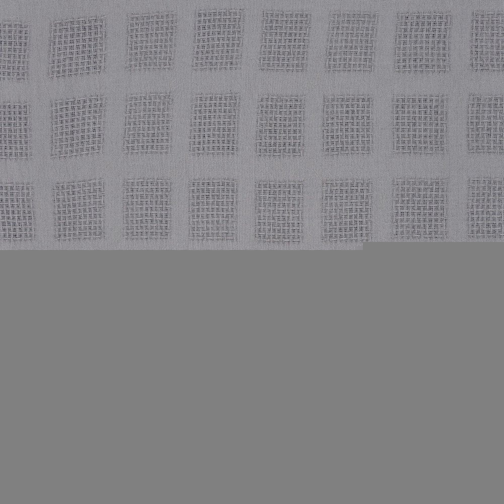 50" X 60" Gray Woven Cotton Throw Blanket with Tassels