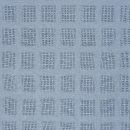 50" X 60" Gray Woven Cotton Throw Blanket with Tassels