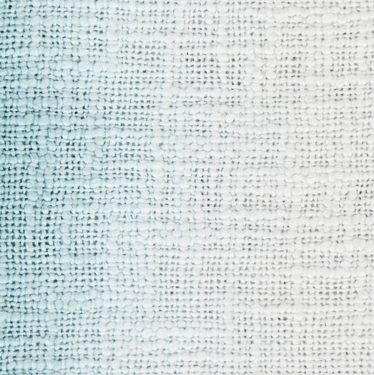 50" X 60" Black and White Woven Cotton Ombre Throw Blanket with Fringe