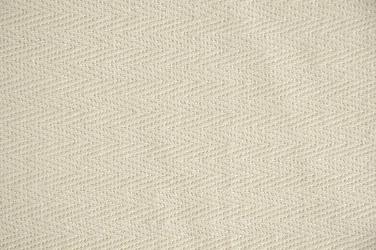 60" X 50" Cream Woven Cotton Chevron Throw Blanket with Tassels