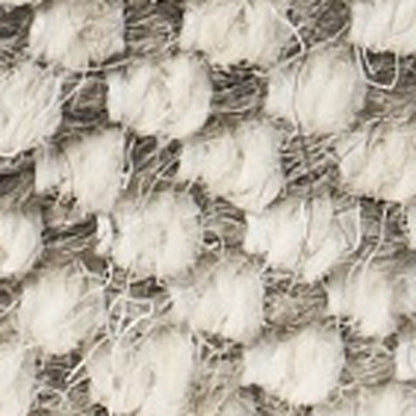 18" Beige Geometric Pouf Ottoman