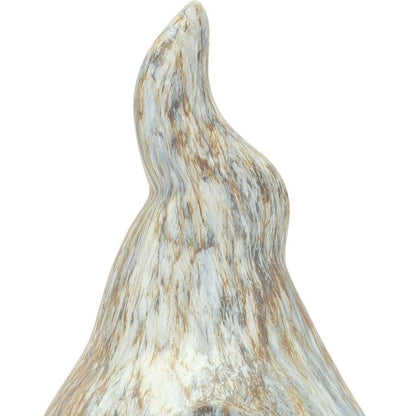 Set of Two 11" Terra Cotta Resin Figurine Tabletop Sculpture