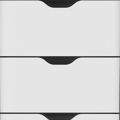 18" White Five Drawer Dresser