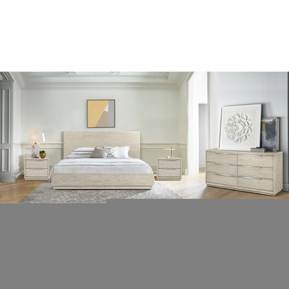 63" Gray Solid Wood Six Drawer Double Dresser