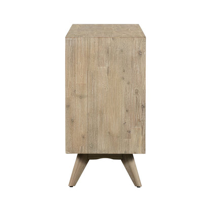 63" Brown Solid Wood Six Drawer Double Dresser