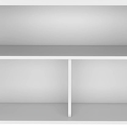 41" Dark Brown and White Wood Kitchen Island Set With Storage