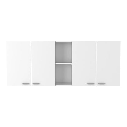 41" Dark Brown and White Wood Kitchen Island Set With Storage