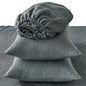 Four Piece Light Pink Linen Sheet Set