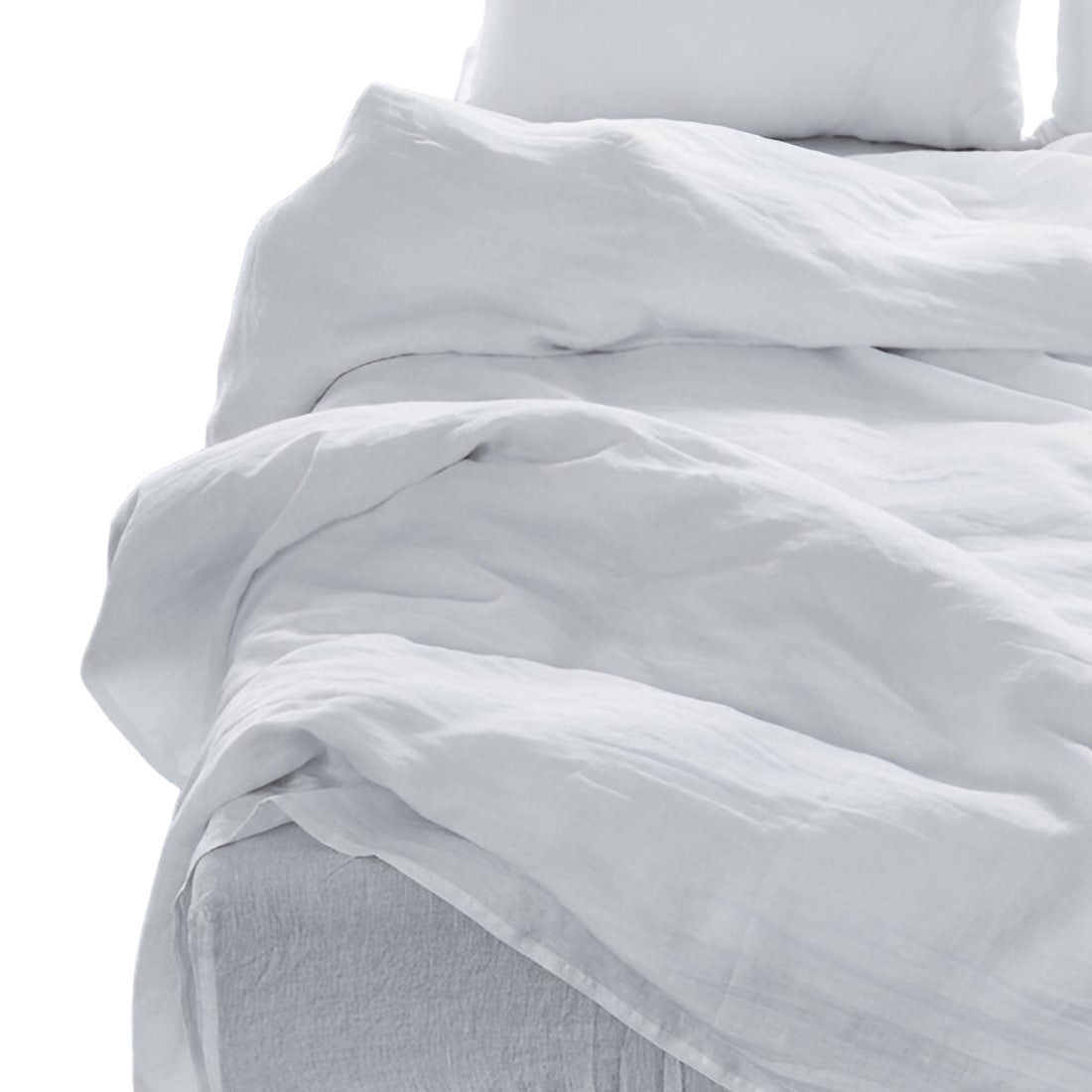 Four Piece Light Pink Linen Sheet Set