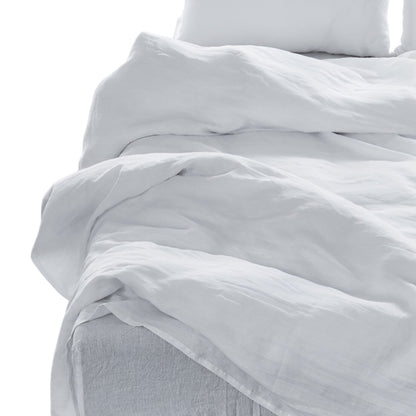Four Piece Light Pink Linen Sheet Set