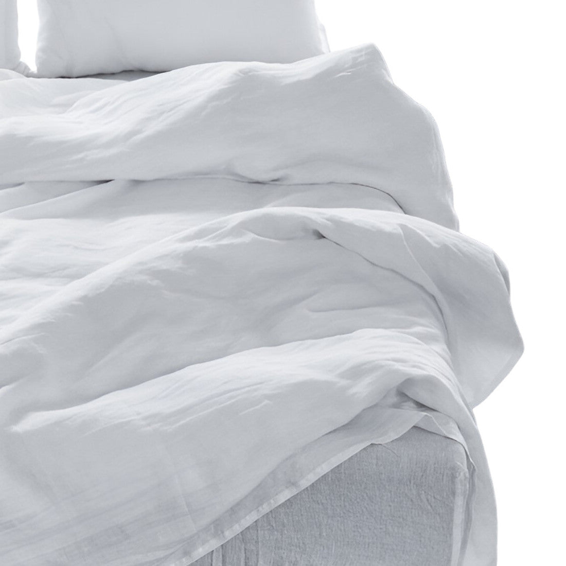 Four Piece Light Pink Linen Sheet Set