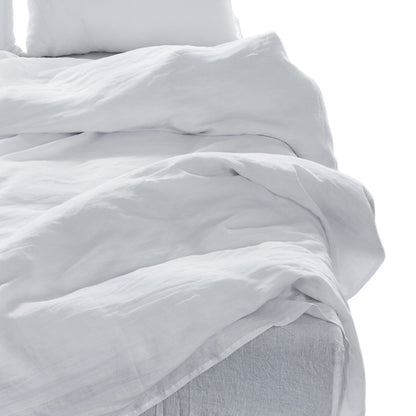 Four Piece Light Pink Linen Sheet Set