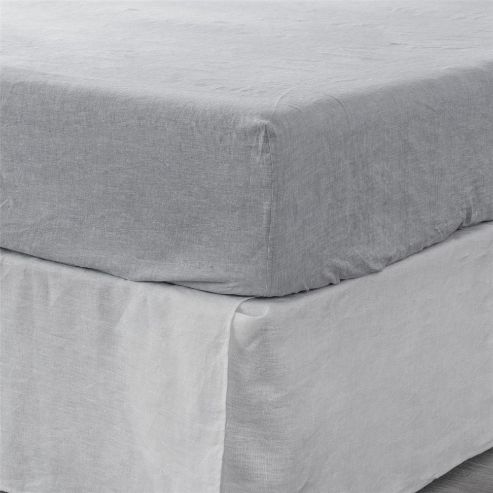 Blue Linen Queen Fitted sheet