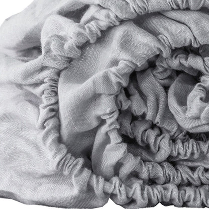 Light Gray Linen King Fitted sheet