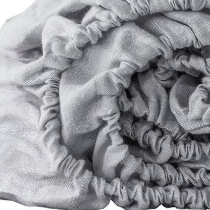 Light Gray Linen California King Fitted sheet