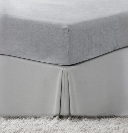 Light Gray Linen California King Fitted sheet