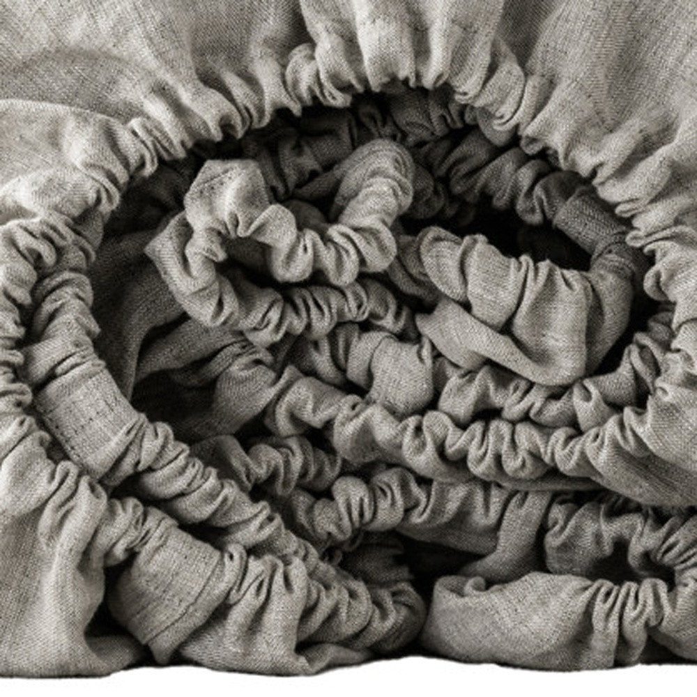 Blue Linen Queen Fitted sheet