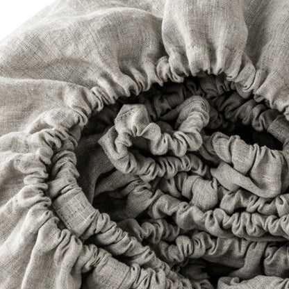 Ivory Linen Queen Fitted sheet
