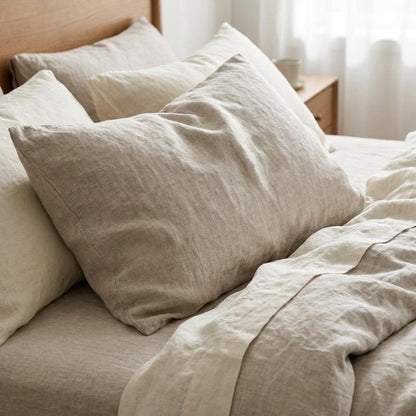 Ivory Linen California King Fitted sheet