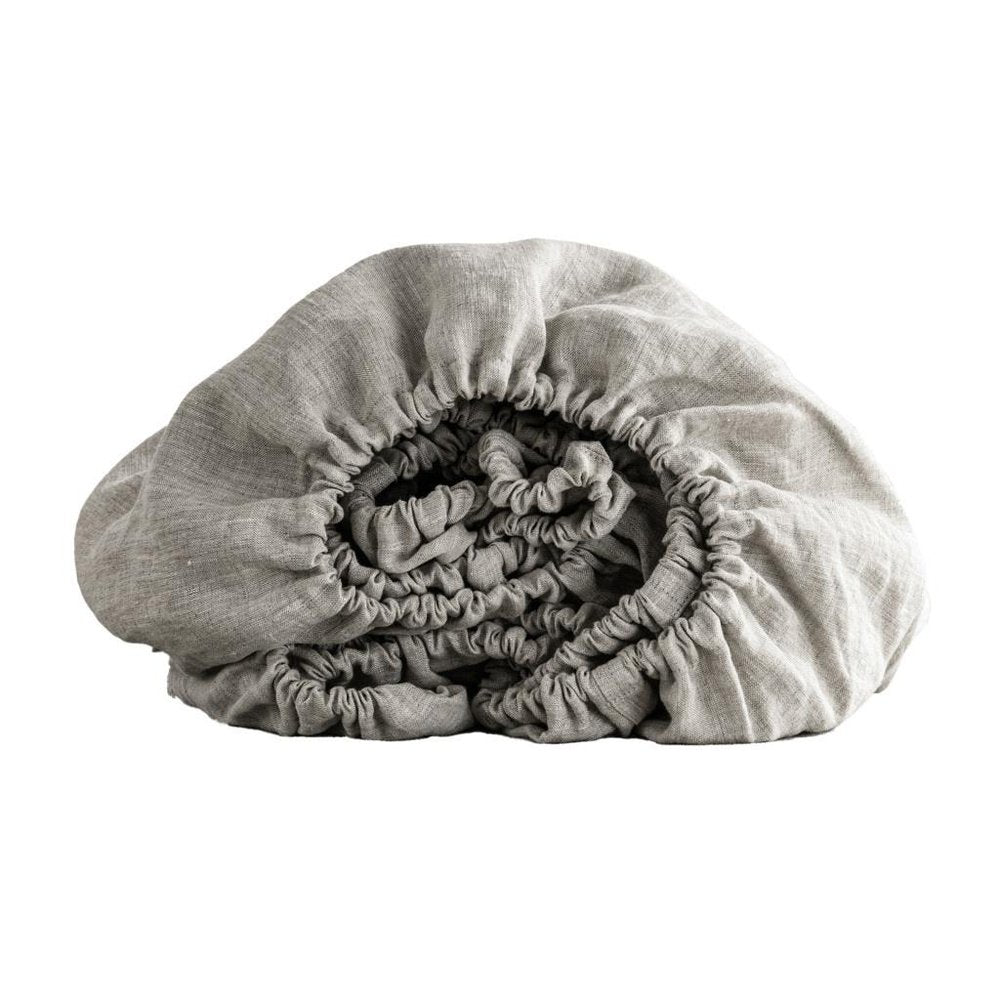 Ivory Linen California King Fitted sheet