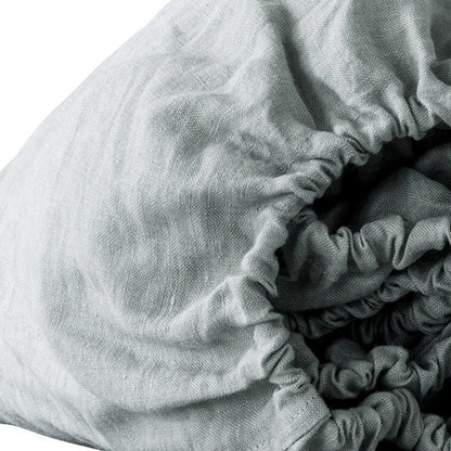 Blue Linen California King Fitted sheet