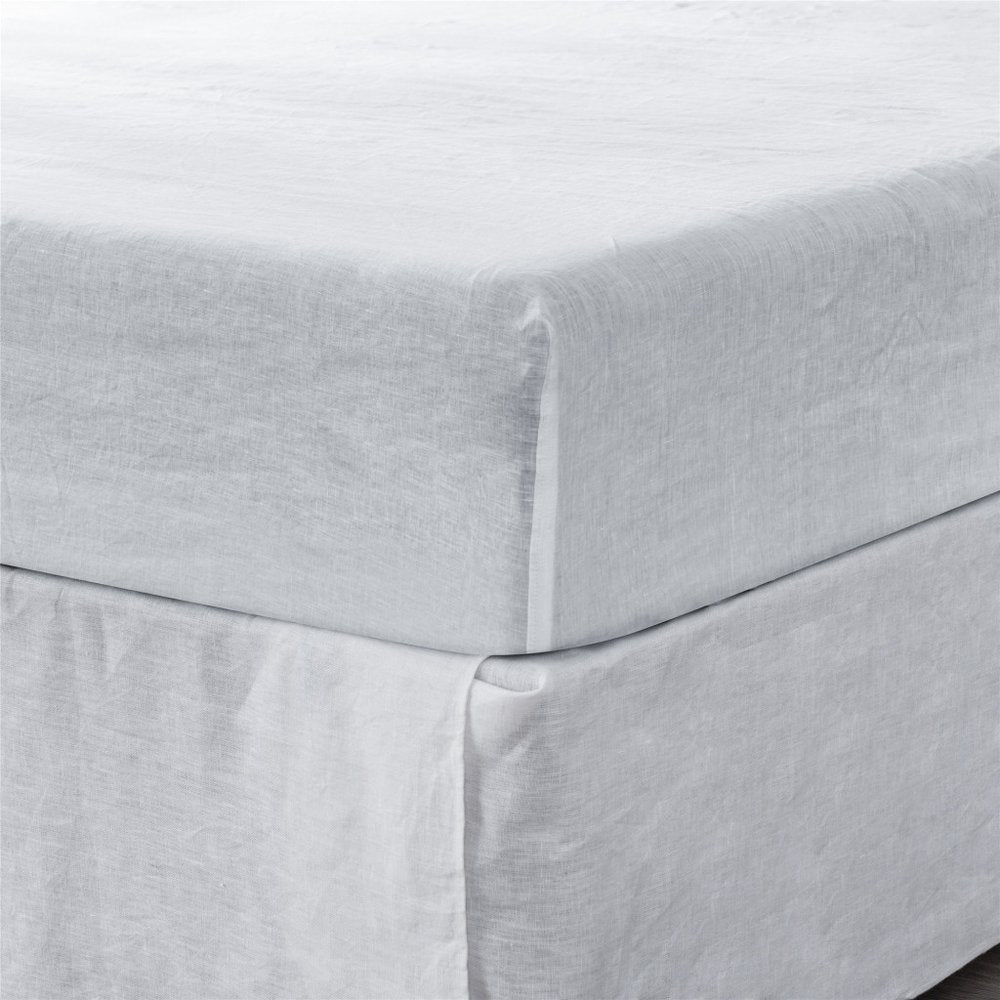 Light Gray Linen California King Fitted sheet