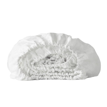Ivory Linen Queen Fitted sheet