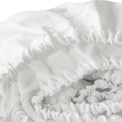 Ivory Linen Queen Fitted sheet