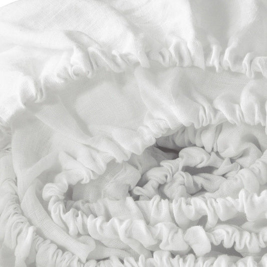 Light Gray Linen King Fitted sheet