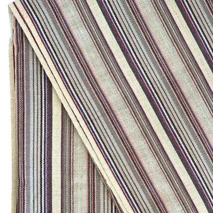 39" X 71" Gray Cotton Plain Weave Striped Turkish Towel Throw Blanket with Tassels