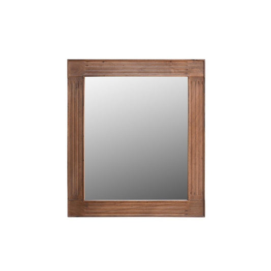 46" Brown Dresser Solid Wood Mirror