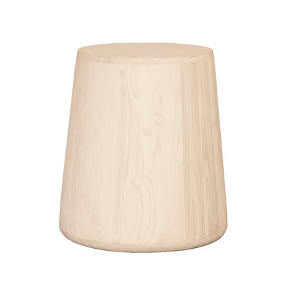 18" Natural Solid Wood Round End Table