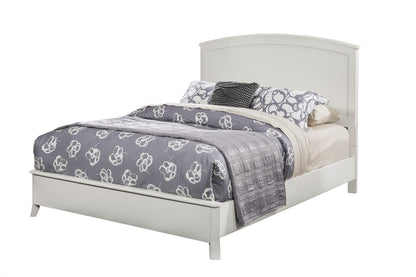 White Solid Wood California King Bed Frame