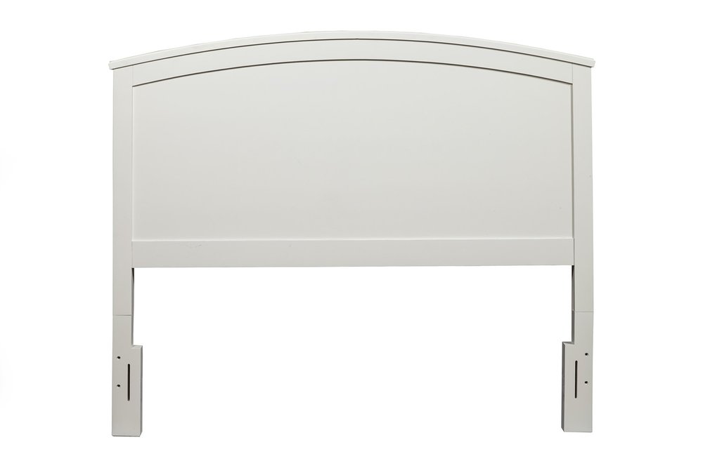 White Solid Wood California King Bed Frame