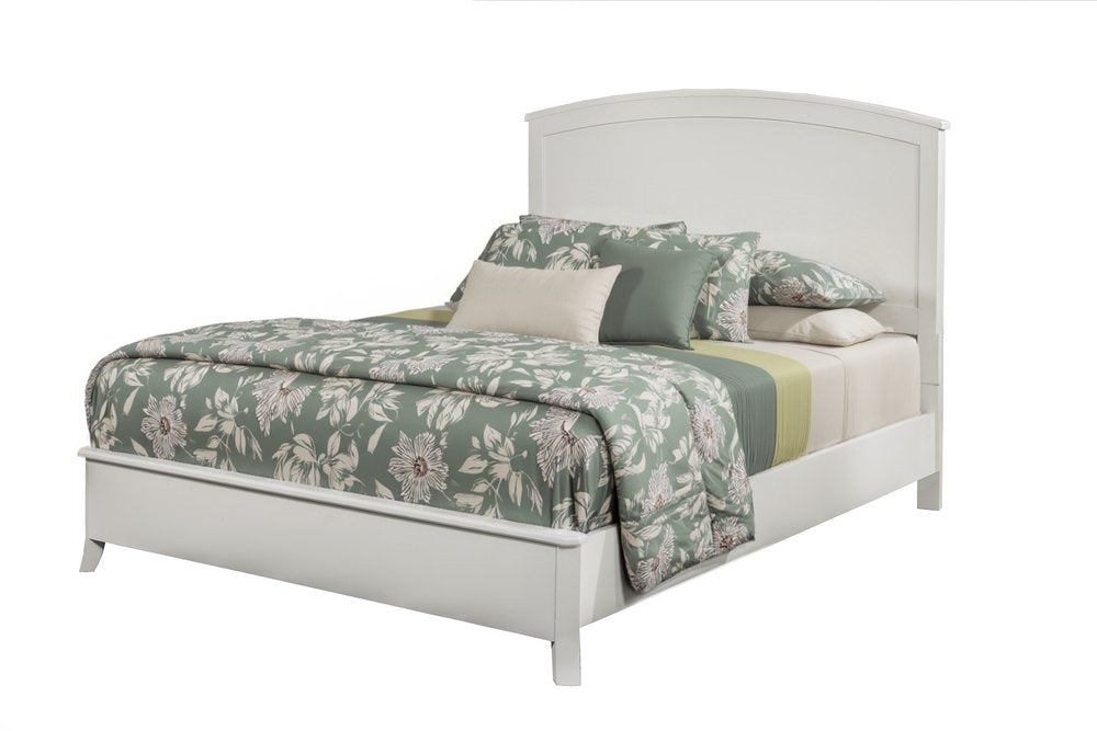 White Solid Wood California King Bed Frame