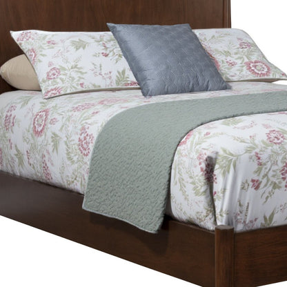 Brown Solid Wood Full Bed Frame