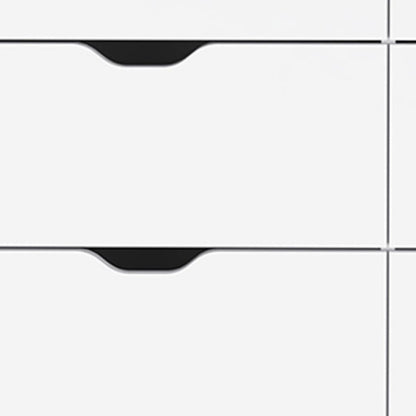 42" White Four Drawer Dresser