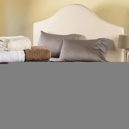 50" X 60" Ivory Cotton Basketweave Geometric Throw Blanket
