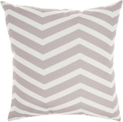 20" Brown Beige and Ivory Floral Indoor Outdoor Throw Pillow