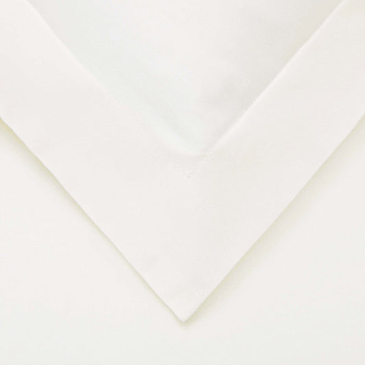Ivory Queen Cotton Blend Washable Duvet Cover Set