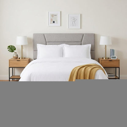 White King Cotton Blend 1000 Thread Count Washable Duvet Cover Set