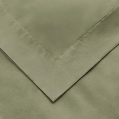 Sage Queen Cotton Blend 1000 Thread Count Washable Duvet Cover Set