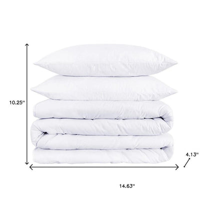 White King Cotton Blend 1500 Thread Count Washable Duvet Cover Set
