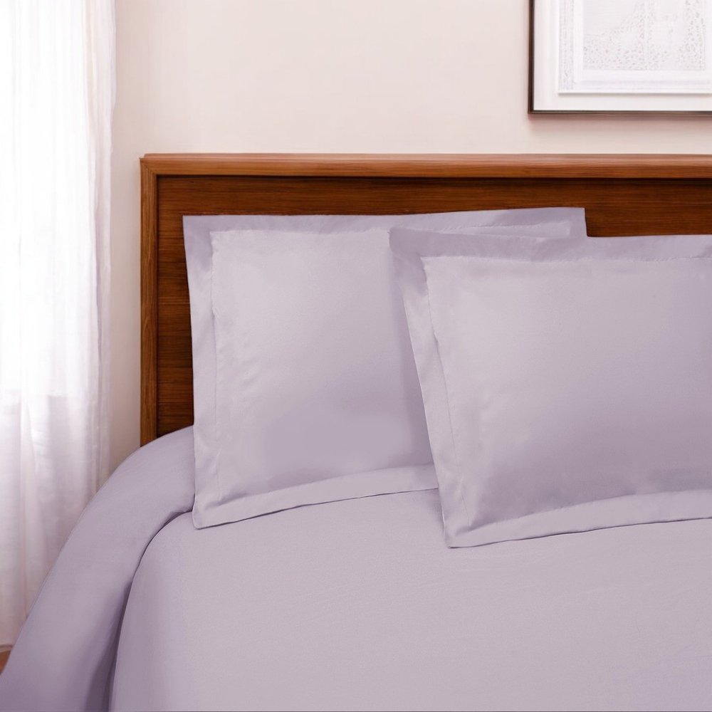 Pink Lavender King Cotton Blend 300 Thread Count Washable Duvet Cover Set