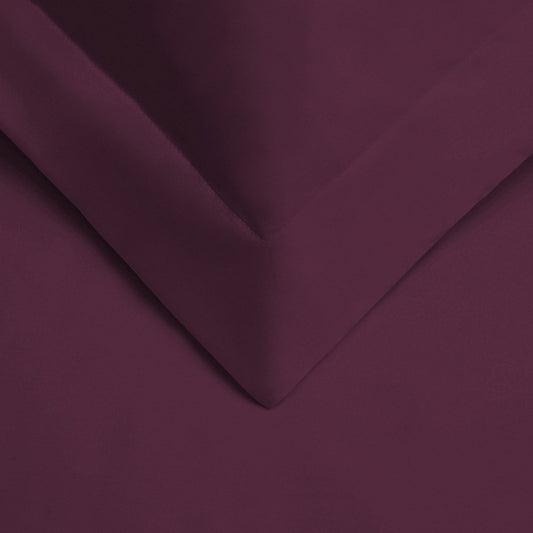 Plum Twin Cotton Washable Duvet Cover Set