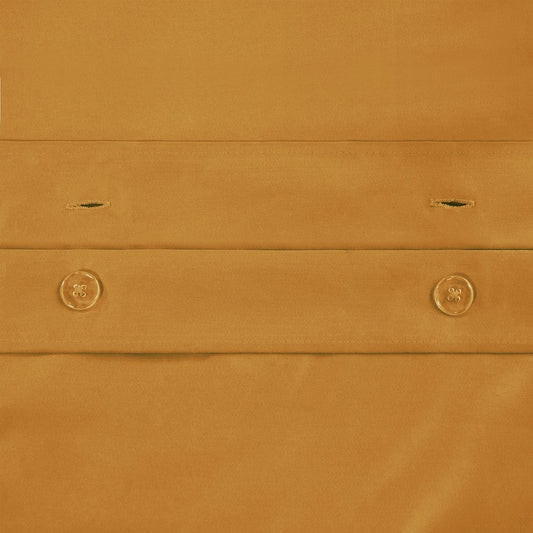 Brown Sugar King Cotton Blend 650 Thread Count Washable Duvet Cover Set